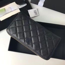 Designer Brieftasche Handtasche Zippy Wallets Caviar Classic Classic Stepted Bag Fashion Leder Geldbörsen Clutch Bags Frau CC Luxus Brieftasche Kreditkarte OIRP OIRP