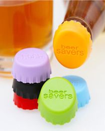 6pcs Silicone Drinkware Lid Silicone Bottle Cap Tops Wine Beer Caps Saver Beer Bottle Lids Silica Gel Reusable Stopper Cover Cap D6315539