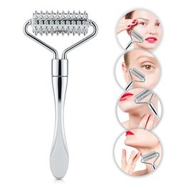Face Massager Lift 3D Roller Thin Body Massage Tool Y Shape Massagers Skin Care Tools Neck 360 Rotate 240430