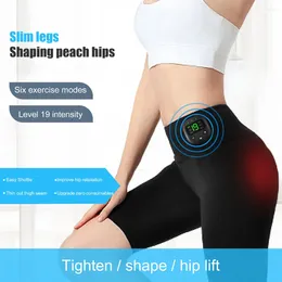 Active Shorts Women Smart EMS Fitness High-Waist Hip Lifting Muscle Training Pants