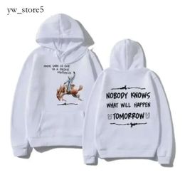 Bad Bunny Nadie Sabe Lo Que Va A Pasar Manana Merch Funny Hoodie Hip Hop Graphic Sweatshirt Unisex Streetwear Harajuku Tracksuit 1928