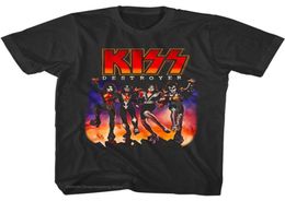 Rock Band Kiss T Shirt Men Women Fashion Cotton TShirt Kids Boy Hip Hop Tops Tees Boys Girl Clothing Letter Print Camiseta Punk 225668432