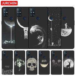 Pouches Silicone Case For OnePlus Nord N10 BE2029 Custom Cat Dog Cartoon Pattern For One Plus 1+ Nord N 10 5G BE2028 BE2025 BE2026 Cover