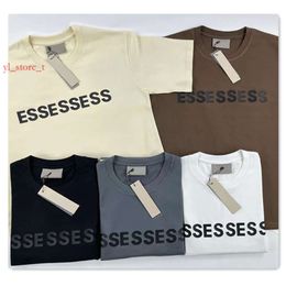 Esse Designer T Shirt Summer Fashion Simplesolid Black Letter Printing Graphic T Shirt Couple Top Men Shirt Casual Loose Women Tees Polo Sweat Shirt 71d5