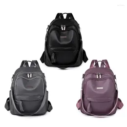 School Bags Fashionable PU Backpack With Large Capacity Casual Daypack For Teenage Girls
