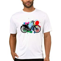 Men's T-Shirts THUB Urban Bicycle Art Graphic Bike T Shirt Strtwear Short Slve Birthday Gifts Summer Style T-shirt Y240509