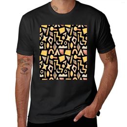 Men's Tank Tops Geometric Seamless Patterns T-shirt Summer Sweat Anime Clothes Graphics T Shirts