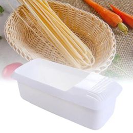 Storage Bottles Microwave Pasta Cooker With Strainer Heat Resistant Boat Steamer Spaghetti Noodle Cooking Box Tool Kitchen Accessories