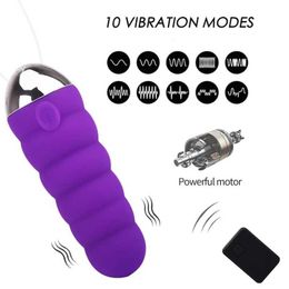 Other Health Beauty Items Kegel Exerciser wireless remote control jump vibrator vaginal stimulation massager suitable for female adult toys Q240508