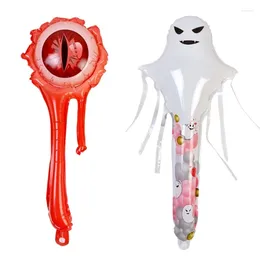 Party Decoration Halloween Eyeball Ghost Inflatable Stick Balloon Decor Supplies For Home Festival Gift