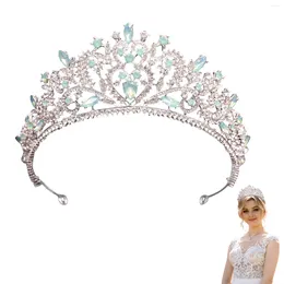 Hair Clips Rhinestones Crowns Jewelry Princess Party Prop Luxurious Ornament For Masquerade Ball Banquet Cosplay