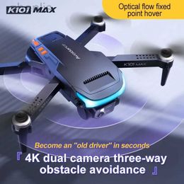 Drones The new K101 Max features dual 4K cameras high-definition aerial photography three sided obstacle avoidance and positioning micro drones d240509