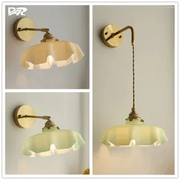 Wall Lamp Modern Lamps Glass Lampshade E14 Light Loft Corridor Sconce Bedside Living Sofa Background Lighting Decoration