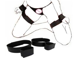yutong Adult Slave BDSM Bondage Nylon Hand Handcuff nature Toys For Woman Couples Fetish Cuffs Thigh Restraint Strap y Products9215075