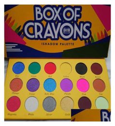 Eye Shadow Makeup Palette Box Of Crayons Eyeshadow Ishadow 18 Color Shimmer Matte Drop Delivery Health Beauty Eyes Dhyms5170330