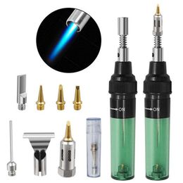 Small Pen Type Gas Unfilled Soldering Iron Flamethrower Household Welding Repair Tools Gas Unfilled Soldering Iron Head Accessories