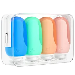 Storage Bottles 6pcs Travel Set For Toiletries Size Containers BPA Free Refillable Liquid Silicone Squeezable Accessories