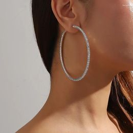 Hoop Earrings 8cm Oversized Exaggerated 2024 Eardrop For Women