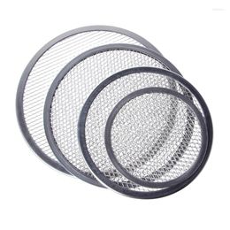 Baking Tools Aluminum Mesh Grill Pizza Screen Round Tray Net Ovens