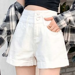 Women's Shorts Hot Jeans For Women Summer Casual Daily Beach Short Pants Women Button Short Jeans Trousers Korean Strtwear Y2k Clothes Women Y240504