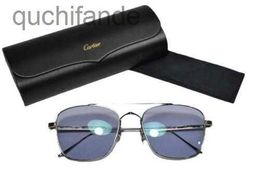 Counter High Quality Carter Sunglasses Designer Women Teardrop Sunglasses Ct0163s Full Bridge Blue Lens with Real Logo