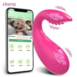 Other Health Beauty Items APP Bluetooth Control Vibrator for Women Clitoris G Spot Dildo Massager 2 Motors Vibrating Love Panties s for Adults Y240503IUC8