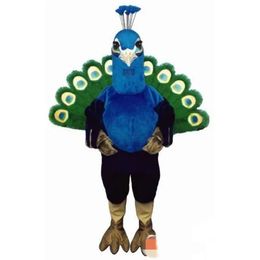 2024 halloween Blue peacock Mascot Costume Event Promotional Props fancy costume Customization Fursuit Character costumes