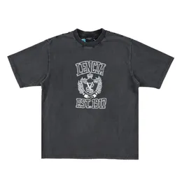 BLCG LENCIA Unisex Summer T-shirts Mens Vintage Jersey T-Shirt Womens Oversize Heavyweight 100% Cotton Fabric Workmanship Plus Size Tops Tees BG30348