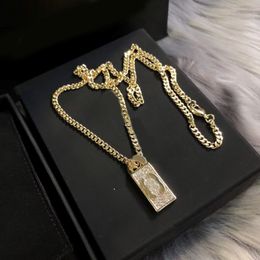 2022 New Fashion Tag Necklace Ladies Long Sweater Chain Couples Wedding Gift Jewellery 2374