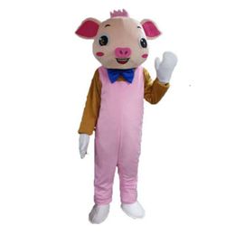 Mascot Costumes Hot sale Cute Character Adult Net Red Pig Mascot Costume fancy dress Halloween party costume