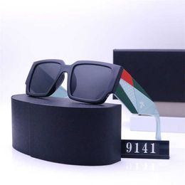 Designer Sunglasses New Overseas Box Sunglasses for Men and Women Street Photography Sunglasses Classic Travel Fashion Glasses 9141