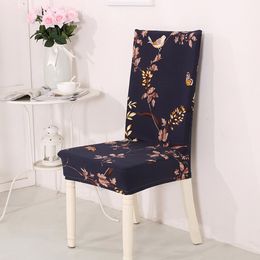 Removable Printing Spandex Stretch Chair Cover Elastic Band Apply to Restaurant Wedding Banquet Hotel Dining Chair 312x