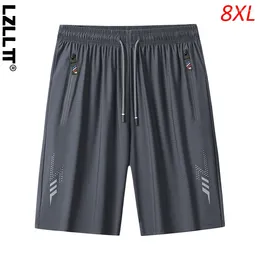 Men's Shorts Summer Men Casual Beach Bermuda Breathable Man Loose Jogger Sport Short Pants Male Outdoor Gym Trouser Sweatpants 7XL 8XL