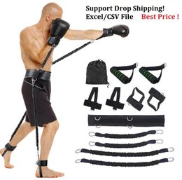 Sports Fitness Resistance Bands Set Bouncing Strength Training Equipment for Leg Arm Exercises Drop 1027938