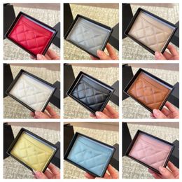 Women Mini Designer Bag Card Holder Wallet Leather Diamond Lattice Luxury Evening Clutch Pochet Coin Purse Vintage Outdoor Travel Borsa Wjxk