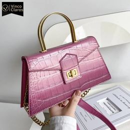 Shoulder Bags Top Quality Alligator PU Leather Bag Fashion Crossbody For Women Purses And Handbags Luxury Designer Sac A Main