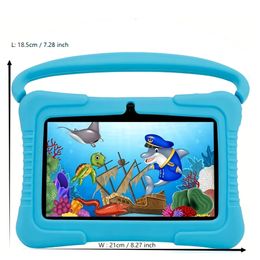 Tablet Pc Kids 7Inch Educational Larger Capacity And Battery 2Gb Ram32G Rom Safety Eye Protection Sn Dual Camera Games Parental Lock I Otatn