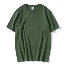 Men's Suits Short Sleeved Solid Colour Casual Round Neck T-shirt