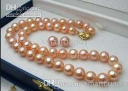 100 GENUINE NATURAL 20quot 89MM SOUTH SEA PINK PEARL NECKLACE RARRING5902420