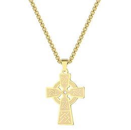 Pendant Necklaces Kinitial Fashion Armenian Knot Necklace Talisman Solar Celtics Druid Amulet Pendants Choker Jewelry5312420
