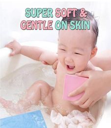 1 PCS Ultra Soft Exfoliating Sponge Cartoon Baby Bath Sponge Brush Rubbing Scrubber Cellulite Massager Body Cleansing Sponge1366907