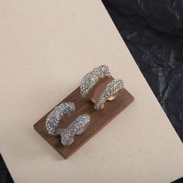 ZT15 Fashion Luxury letter Ring Bracelet Designer earrings for women girls set Ring Jewelry Valentine's Day Gift engagement for Bride