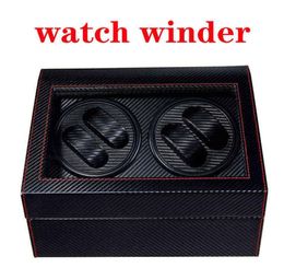 Luxury Fashion High Quality Watch Winder Mover Open Motor Stop Automatic Watch Rotator Display Box Winder Remontoir Wood Leather H2795154