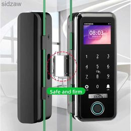 Smart Lock Fingerprint lock for glass wooden doors unlimited smart home WeChat application control sliding door smart keyboard and door opener WX