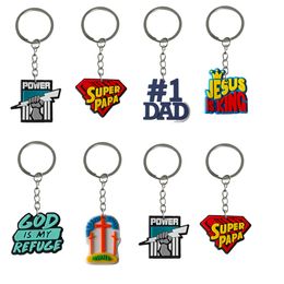 Keychains Lanyards Alphabet Chart Keychain Key Pendant Accessories For Bags Rings Tags Goodie Bag Stuffer Christmas Gifts Keyring Suit Otnbx