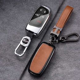 Car Key Zinc Alloy Car Remote Key Case Cover Fob For Dodge Charger Challenger Durango Journey Jeep Grand Cherokee Renegade Fiat Freemont T240509