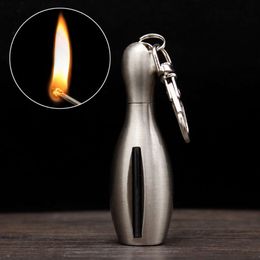 Hy Creative Matches Kerosene Lighters Personalized Key Chains Outdoor Portable Firearms Wholesale