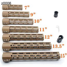 Original Tan Printed 7910111213.5 15 Inch Mlok Clamp Style Handguard Rail Free Float Mount System rr