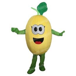 2024 High Quality lemon fruit Mascot Costume halloween Carnival Unisex Adults Outfit fancy costume Cartoon theme fancy dress