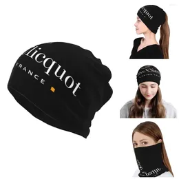 Berets Champagne Clicquots Skullies Beanies Caps Bandana Neck Gaiter UV Protection Face Scarf Cover Women Men Headwear Tube Balaclava